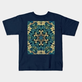 Mandala Fractal Star Kids T-Shirt
